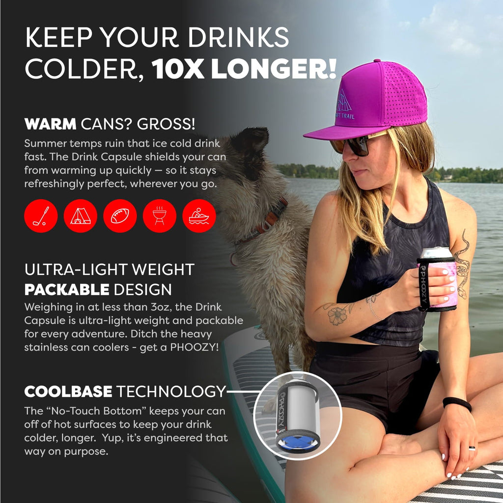 Drink Capsule - Keeps Drinks Cold 10X Longer
