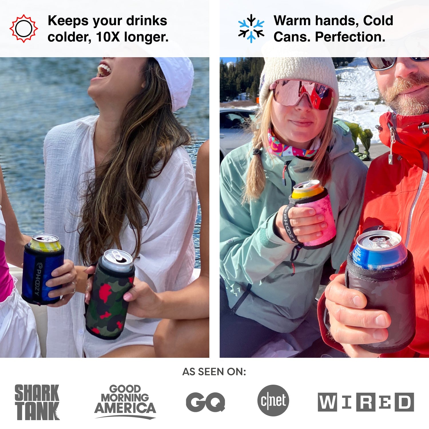 Drink Capsule - Keeps Drinks Cold 10X Longer