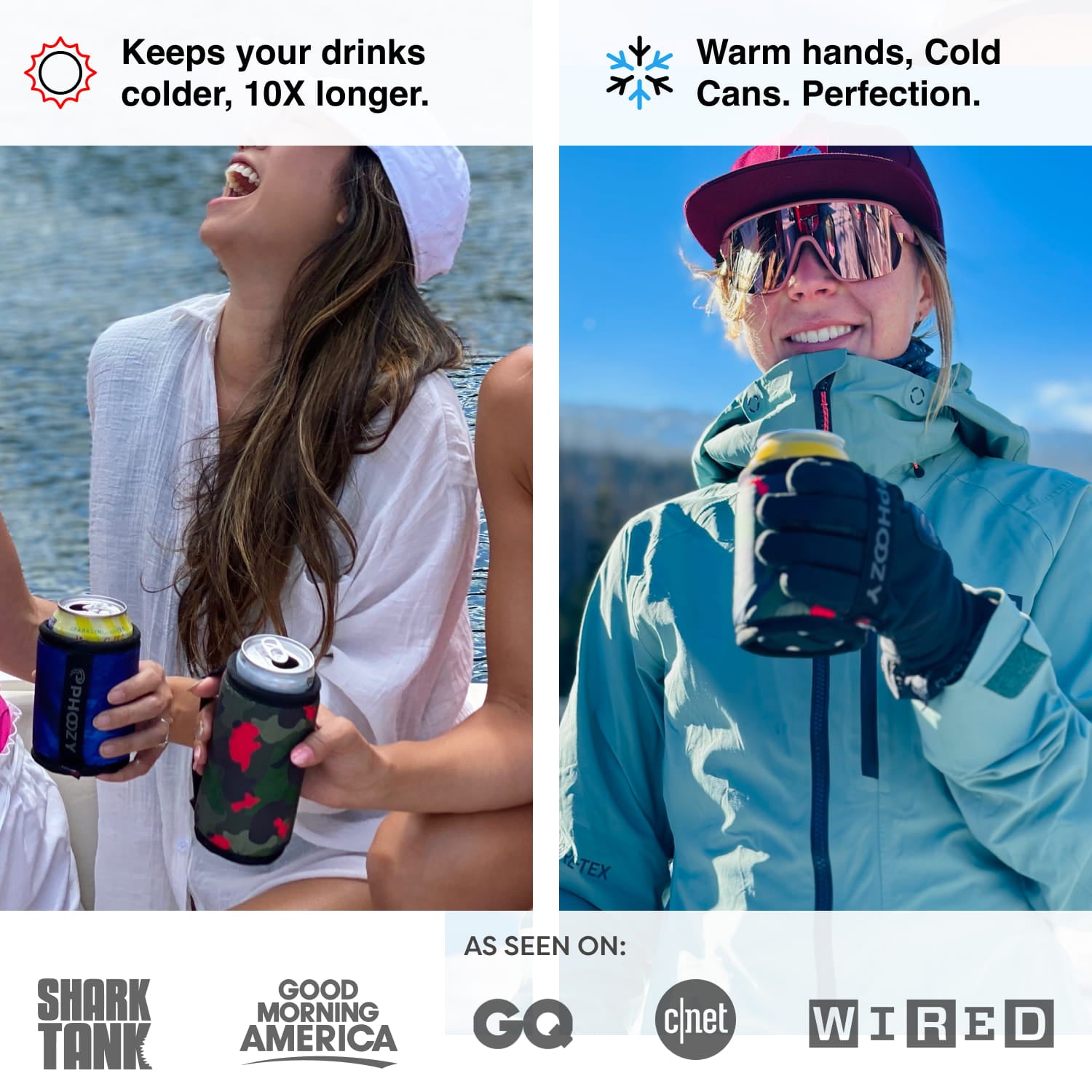 Drink Capsule - Keeps Drinks Cold 10X Longer